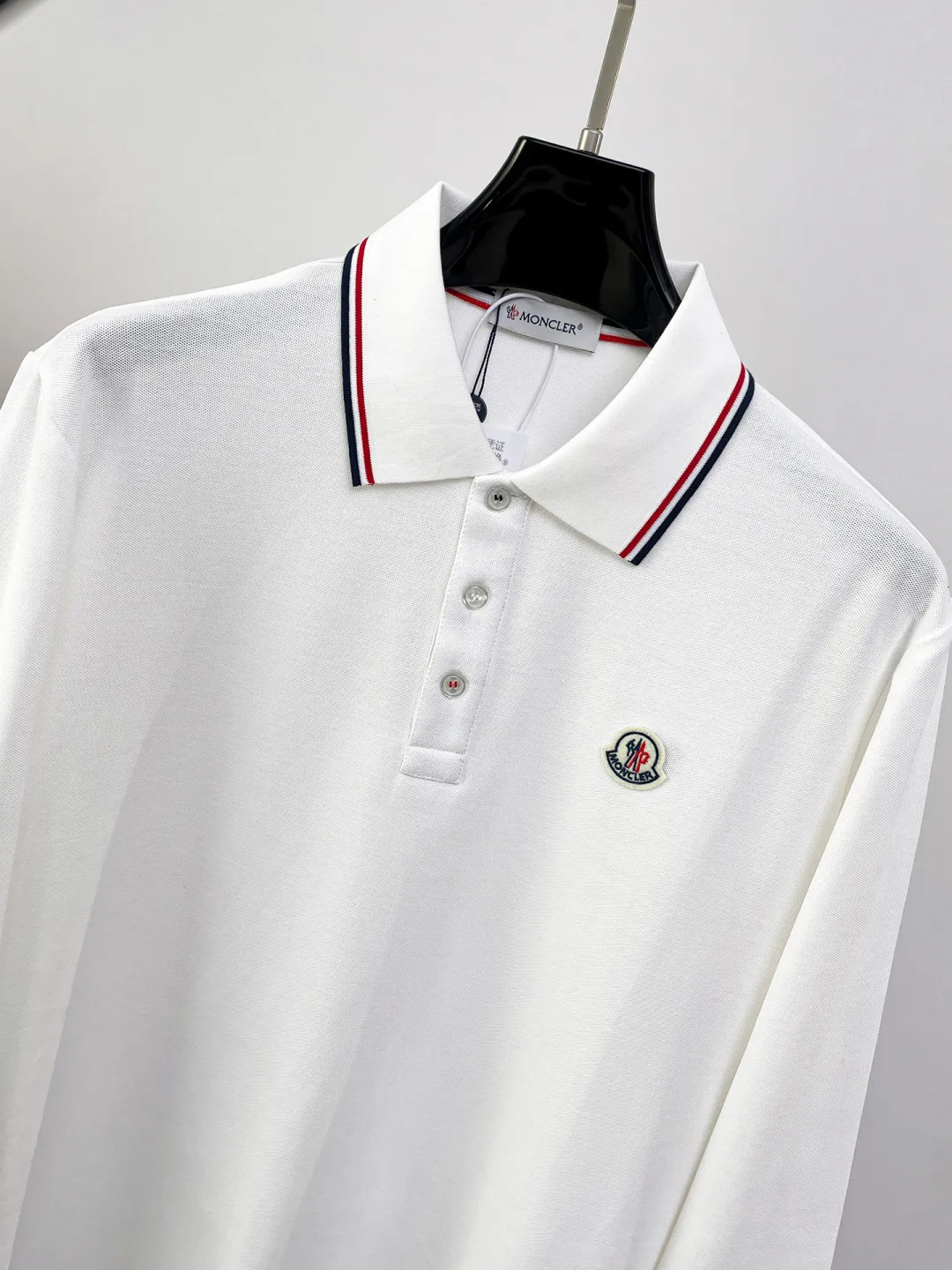 MONCLER New Arrival Polo Same Style 260 ， Factory New Arrival Versatile : Black White Royal Blue Gray Size：S-XXL
